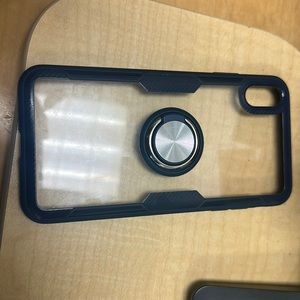 iPhone XSmax case with rotating ring attached